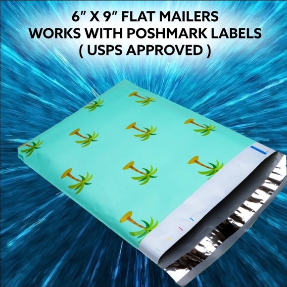 3 pack 25 6X9 Beach Picnic Poly Mailers Bundle CLEARANCE - Picture 7 of 8